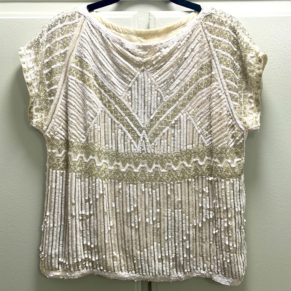 Vintage ‘60s Beaded Sequined Top